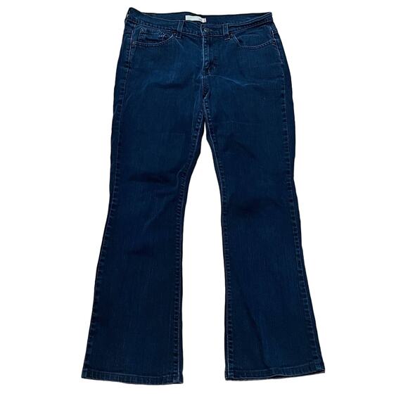 Levi's 515 Bootcut Black Jeans Denim Women's 10 W34 L29 Stretchy Work Chore - Picture 1 of 4